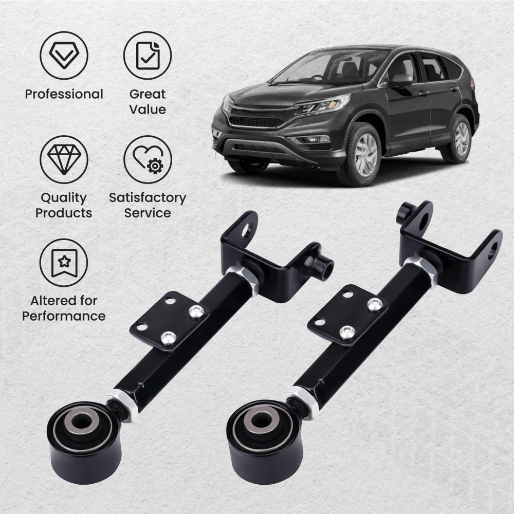 2pcs Suspension Kit Rear Camber Toe Control Arms compatible for Honda CR-V 2007-2016