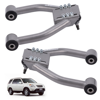 2x Adjustable Front Upper Camber Control Arms Kit compatible for Honda CRV CR-V 1997-2001