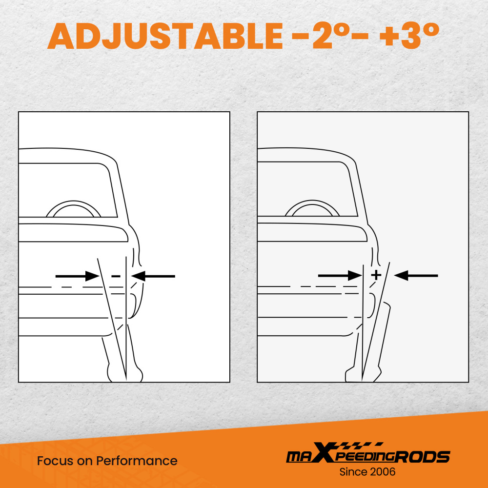 2x Adjustable Front Upper Camber Control Arms Kit compatible for Honda CRV CR-V 1997-2001