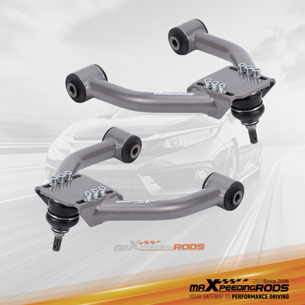 2x Adjustable Front Upper Camber Control Arms Kit compatible for Honda CRV CR-V 1997-2001
