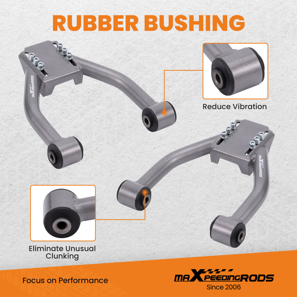 2x Adjustable Front Upper Camber Control Arms Kit compatible for Honda CRV CR-V 1997-2001