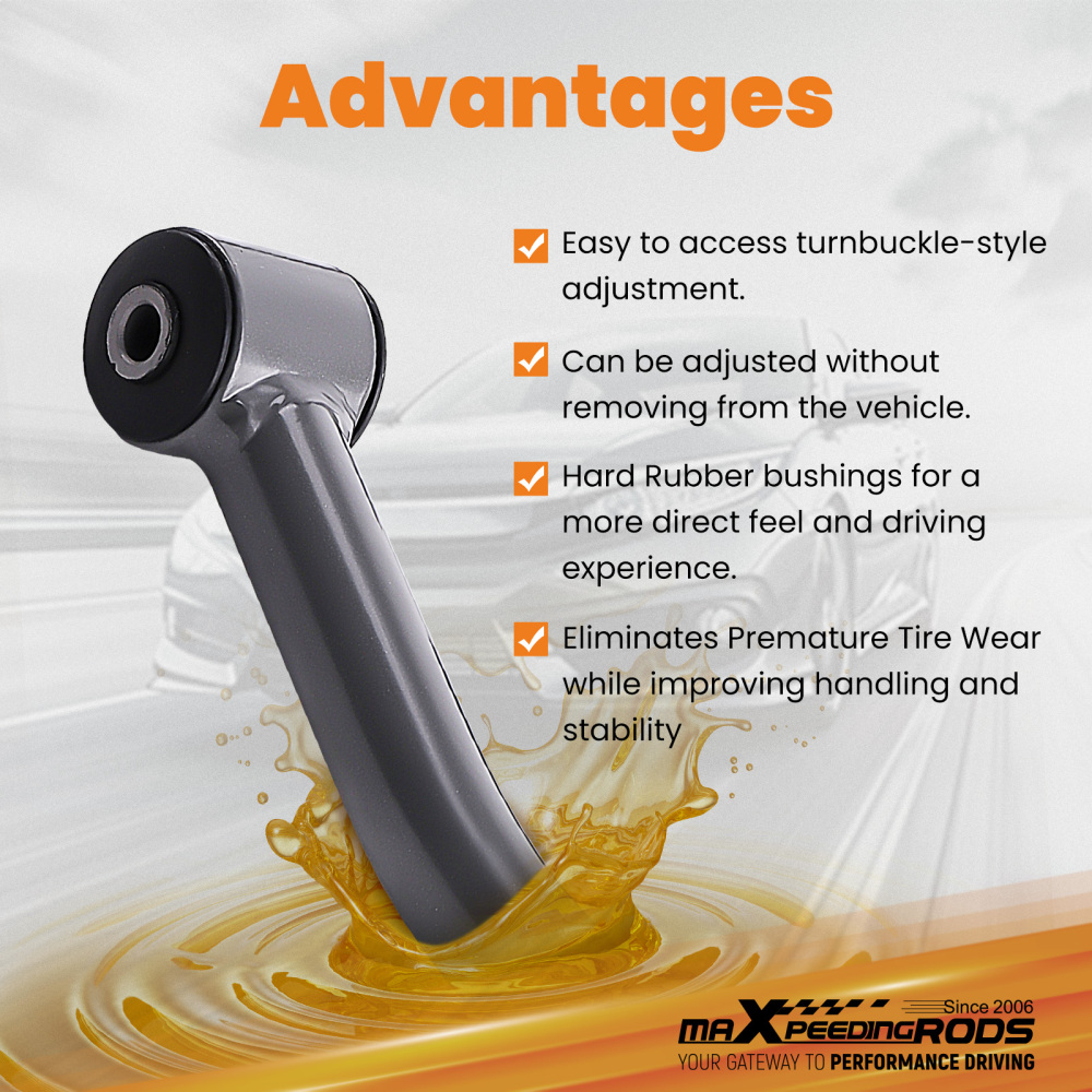 Adjustable Front Rear Upper Camber Arm For 1997-2001 compatible for Honda CR-V CRV Control arms