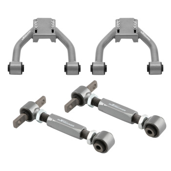 4pcs Adjustable Front Rear Upper Camber Arm Kit Set compatible for Honda CRV CR-V 1997-2001