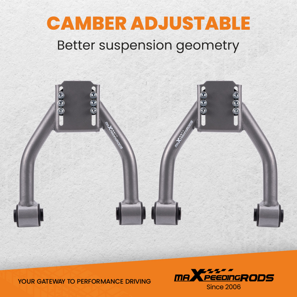 4pcs Adjustable Front Rear Upper Camber Arm Kit Set compatible for Honda CRV CR-V 1997-2001