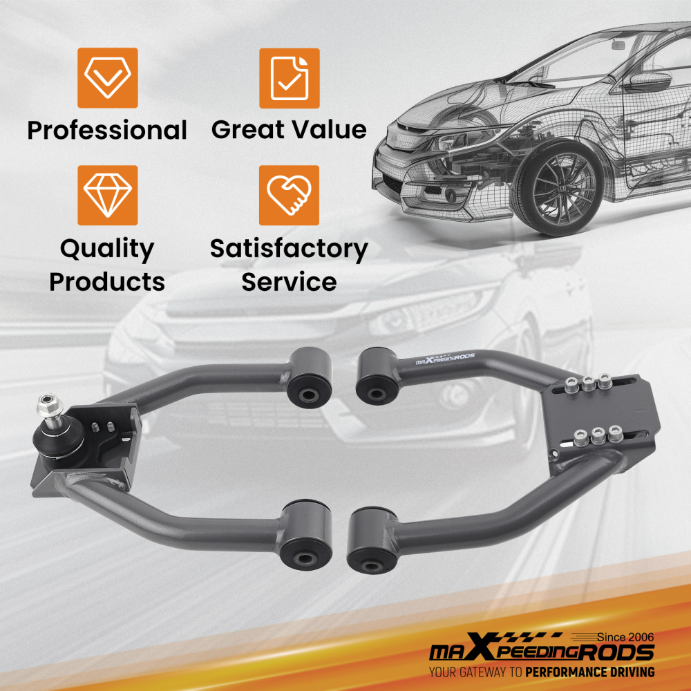 Bras De Contrôle De Carrossage Avant Ajustable compatible pour Honda CRV CR-V 1997-2001