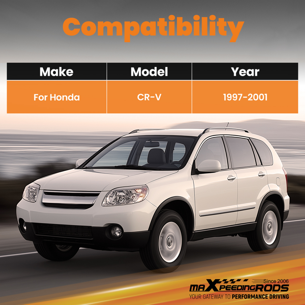 Bras De Contrôle De Carrossage Avant Ajustable compatible pour Honda CRV CR-V 1997-2001