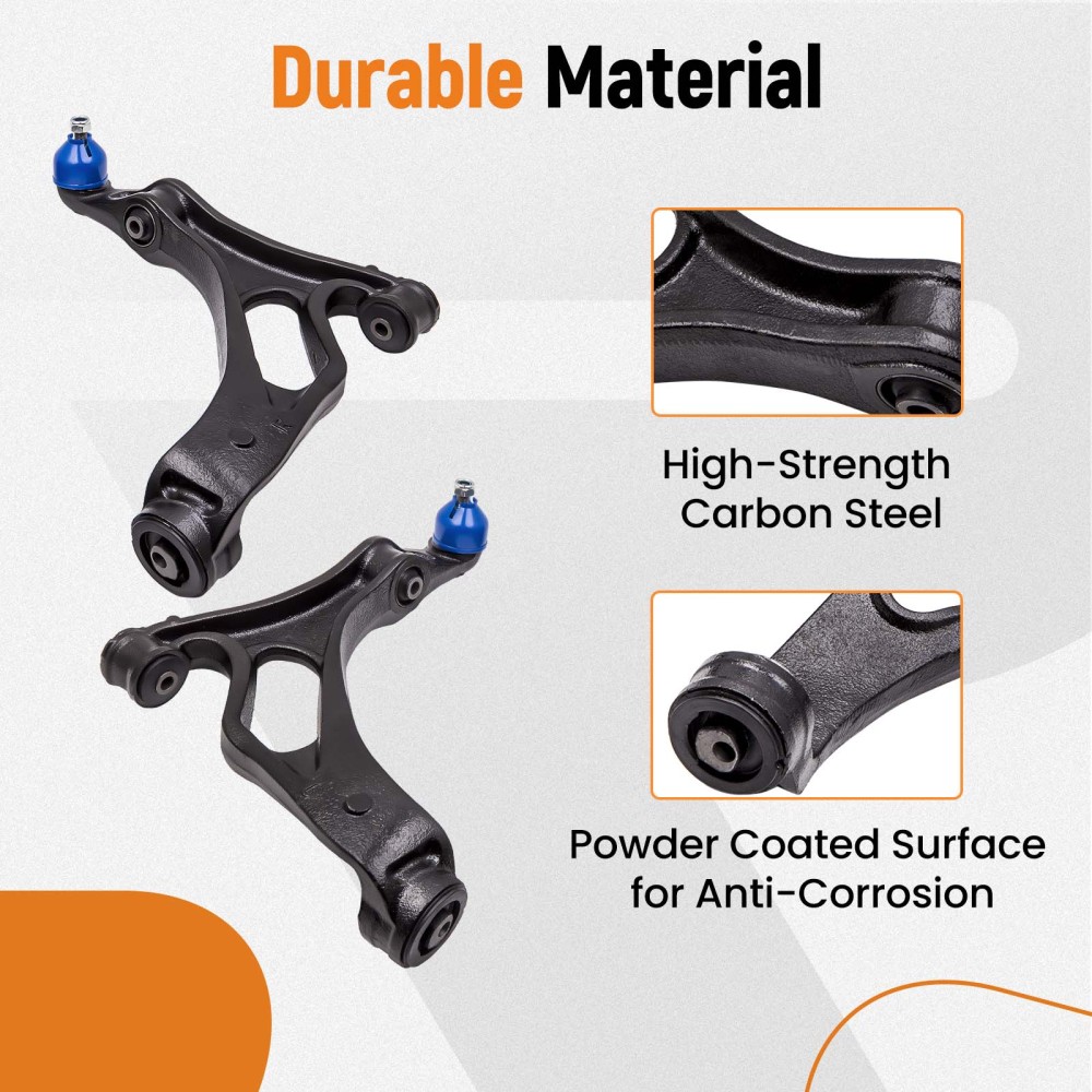 Compatible for VW Touareg 7L Cayenne 955 2x Control Arm Dreiecks-Lenker Front Left + Right suspension arms
