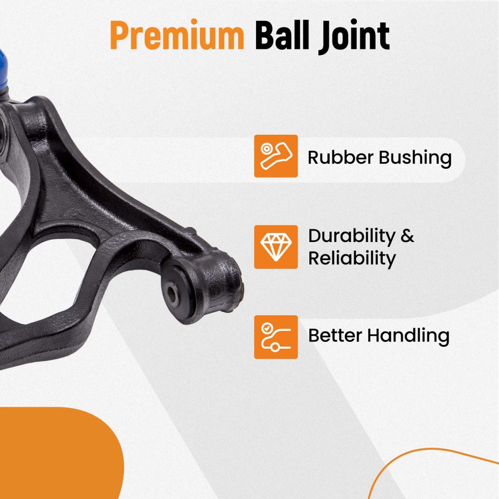 Compatible for VW Touareg 7L Cayenne 955 2x Control Arm Dreiecks-Lenker Front Left + Right suspension arms