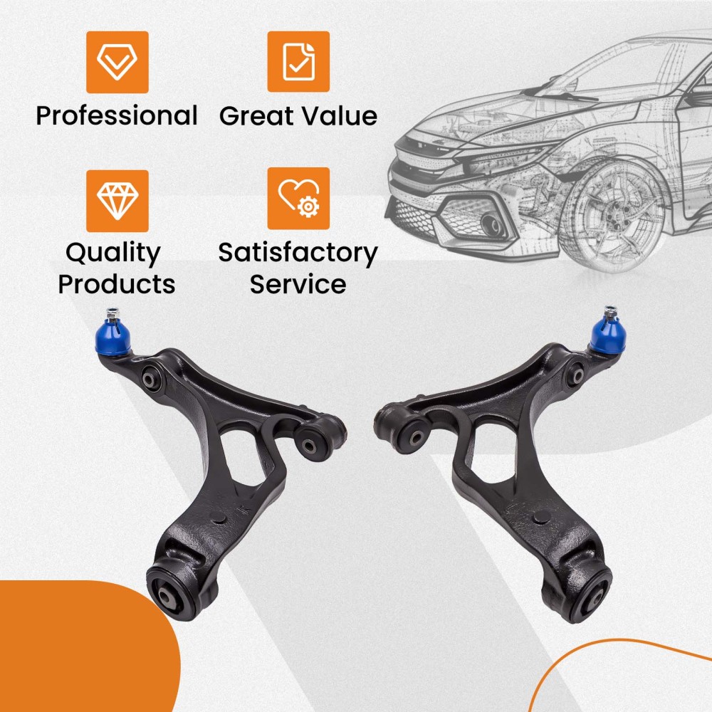Compatible for VW Touareg 7L Cayenne 955 2x Control Arm Dreiecks-Lenker Front Left + Right suspension arms