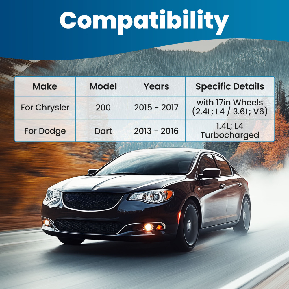 Front Lower Control Arm w/Ball Joints for 2015 2016 2017 compatible for Chrysler 200 compatible for Dodge Dart