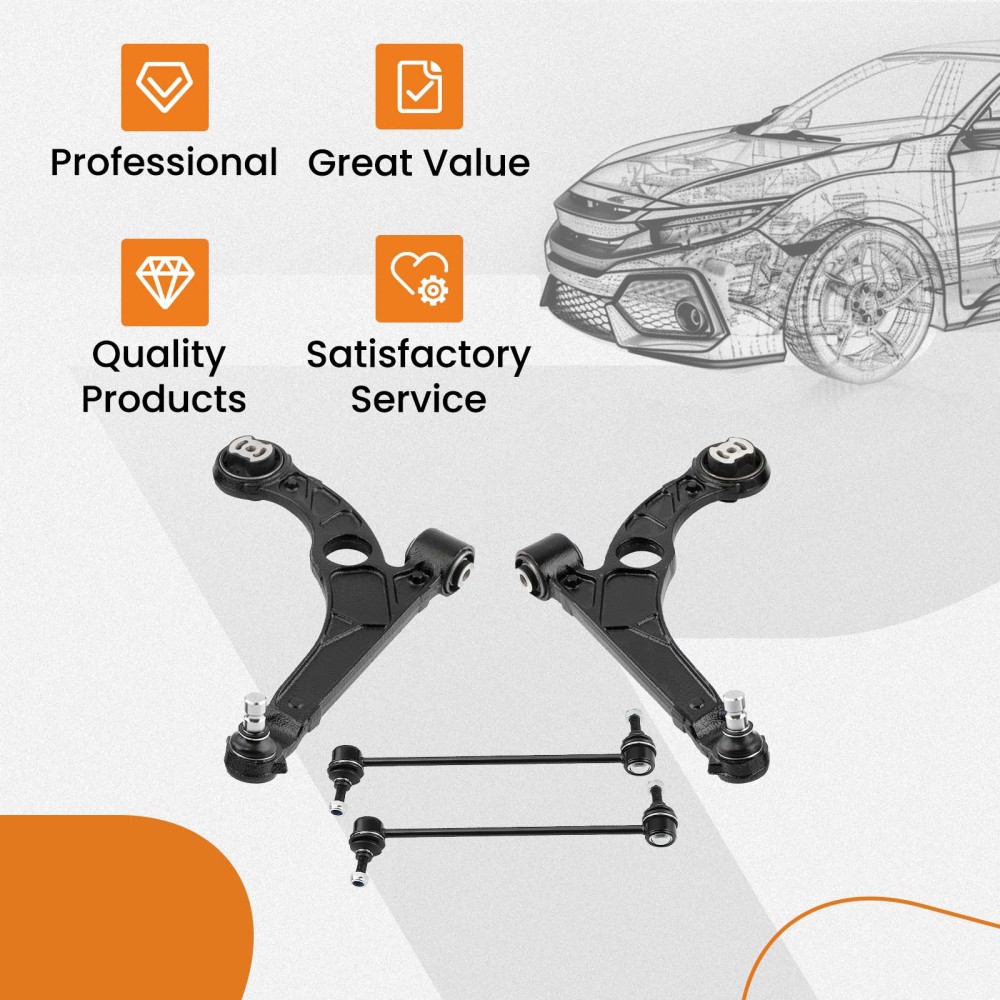 Suspension Front Lower Control Arm Sway Bar Links Kit compatible for Dodge Dart 2013-2016