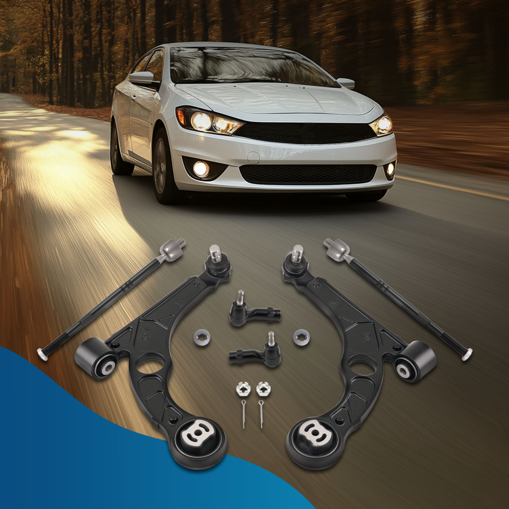 Front Lower Control Arm Tie Rod Ends compatible for Chrysler 200 compatible for Dodge Dart 2013 2014-2016