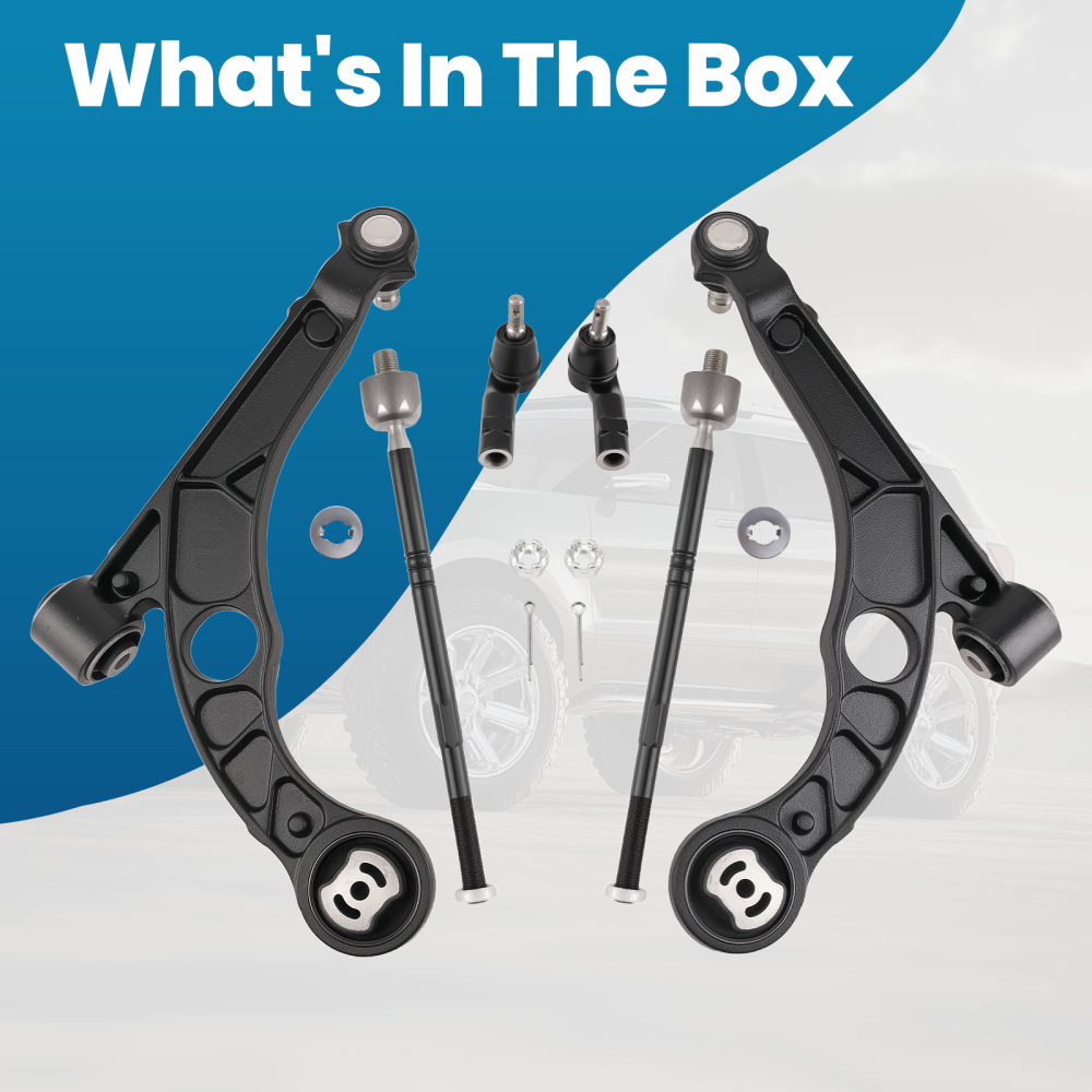 Front Lower Control Arm Tie Rod Ends compatible for Chrysler 200 compatible for Dodge Dart 2013 2014-2016