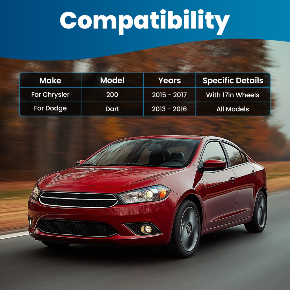 Front Lower Control Arm Tie Rod Ends compatible for Chrysler 200 compatible for Dodge Dart 2013 2014-2016