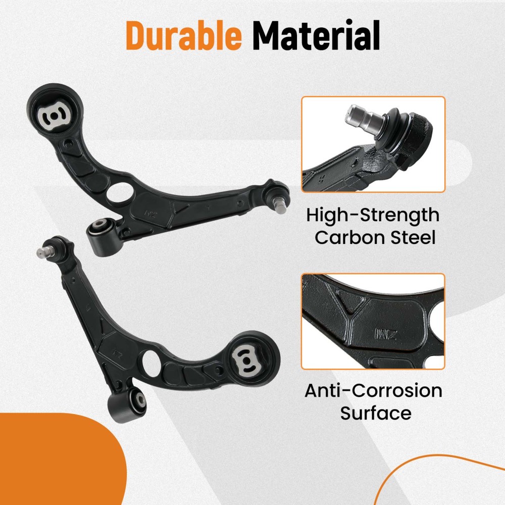 8PCS BRACCI DI CONTROLLO INFERIORI ANTERIORI LHRH compatibile per DODGE DART compatibile per CHRYSLER 200