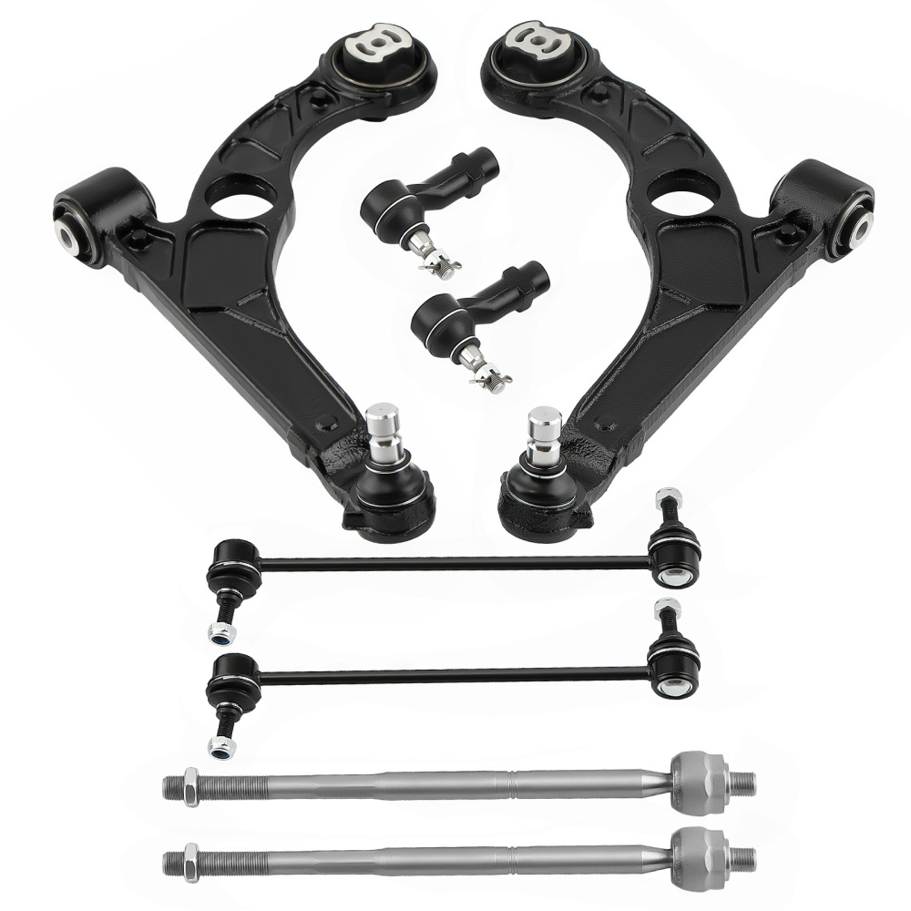 8x Suspension Front Lower Control Arm Kit Tierods Sway Bar compatible for Dodge Dart 13-16