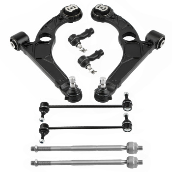 8x Suspension Front Lower Control Arm Kit Tierods Sway Bar compatible for Dodge Dart 13-16