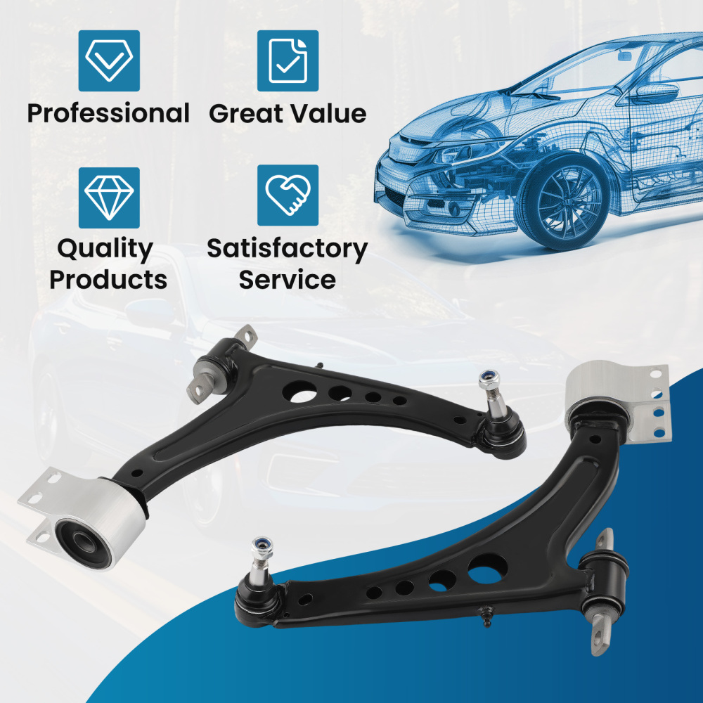 Front Lower Control Arms for 2017-22 compatible for Chevy Malibu LaCrosse Regal TourX Sportback