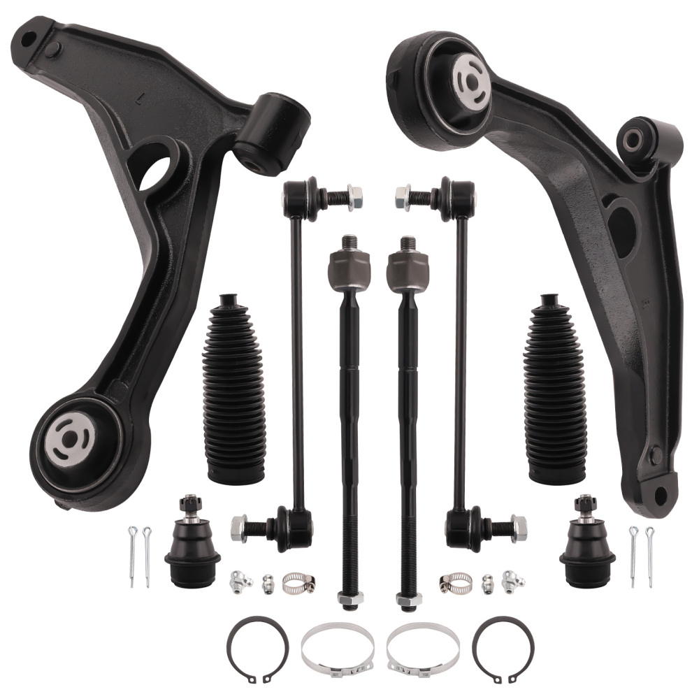 Front Lower Control Arm Ball Joint Tierod Sway Bars for 2009-2020 compatible for Dodge Journey