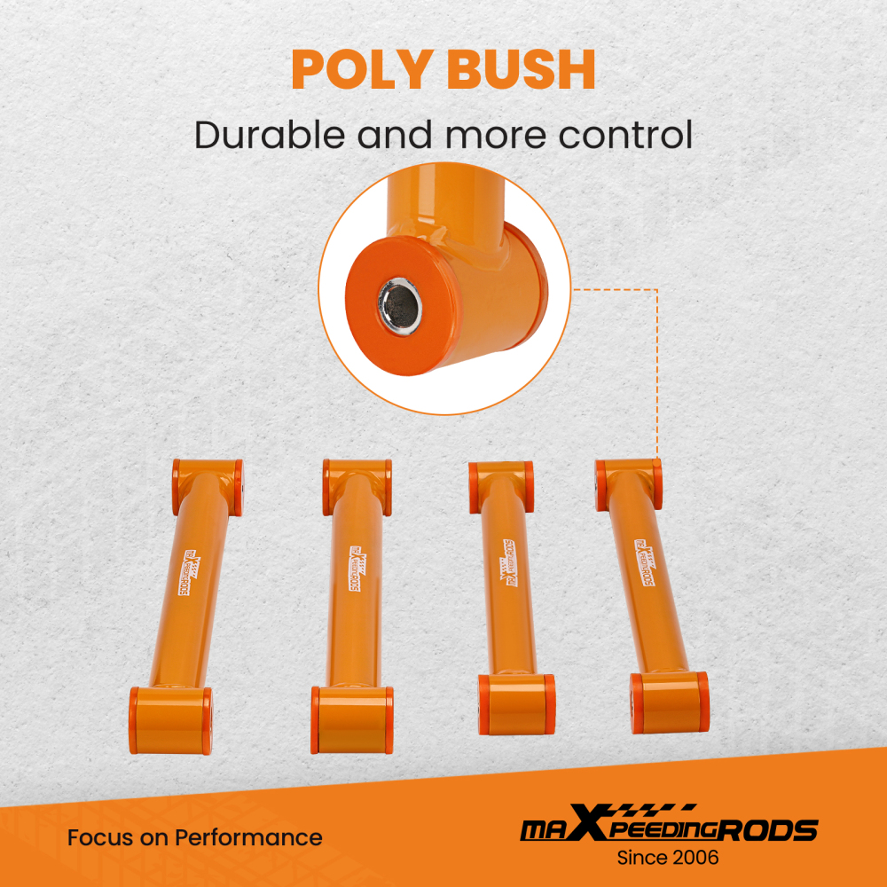 4 Pcs UpperLower 2-3 Lift Control Arms compatible for Dodge Ram 2500/3500 2003-2009