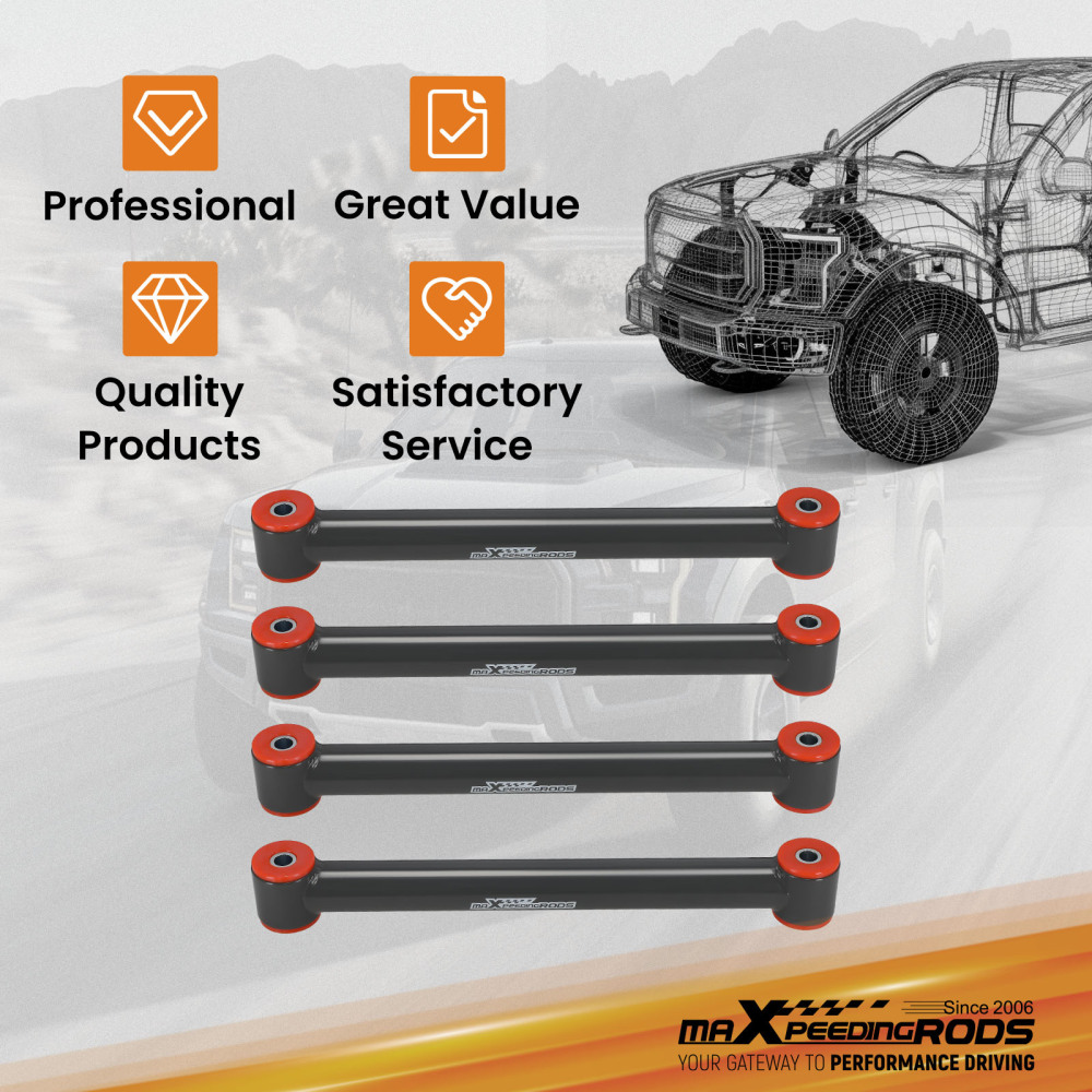 4pcs Adjustable Track Bar compatible pour Dodge Ram 2500 3500 2-3 of Vehicle Lift