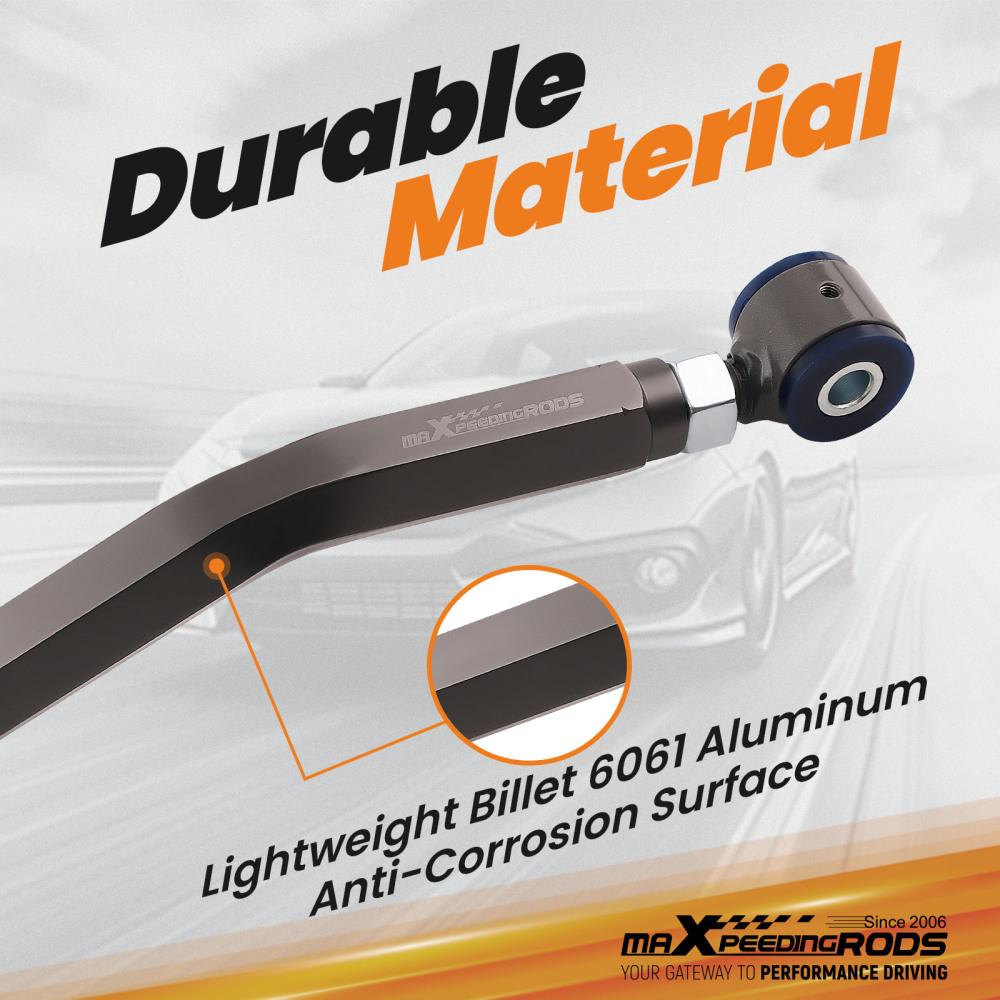 Rear Tension Adjustable Camber Control Arms Kit compatible for Dodge Charger 2006 - 2021