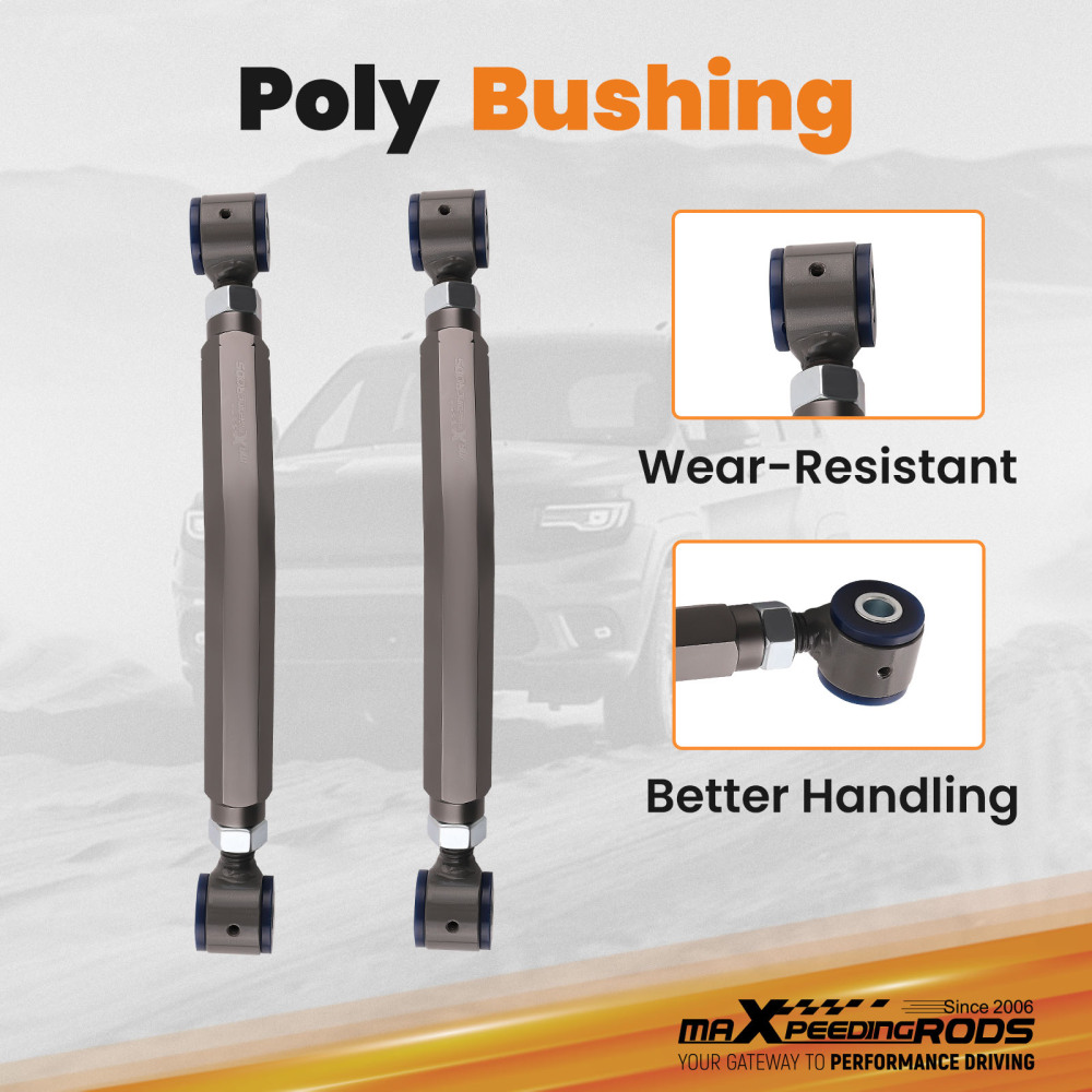 Rear Tension Adjustable Camber Control Arms Kit compatible for Dodge Charger 2006 - 2021