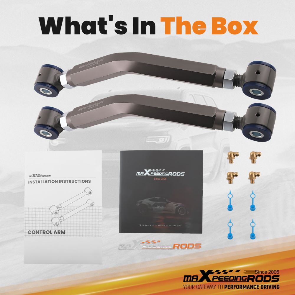 Rear Tension Adjustable Camber Control Arms Kit compatible for Dodge Charger 2006 - 2021