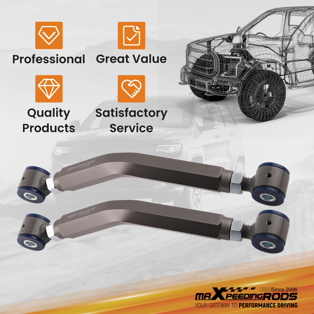 Rear Tension Adjustable Camber Control Arms Kit compatible for Dodge Charger 2006 - 2021