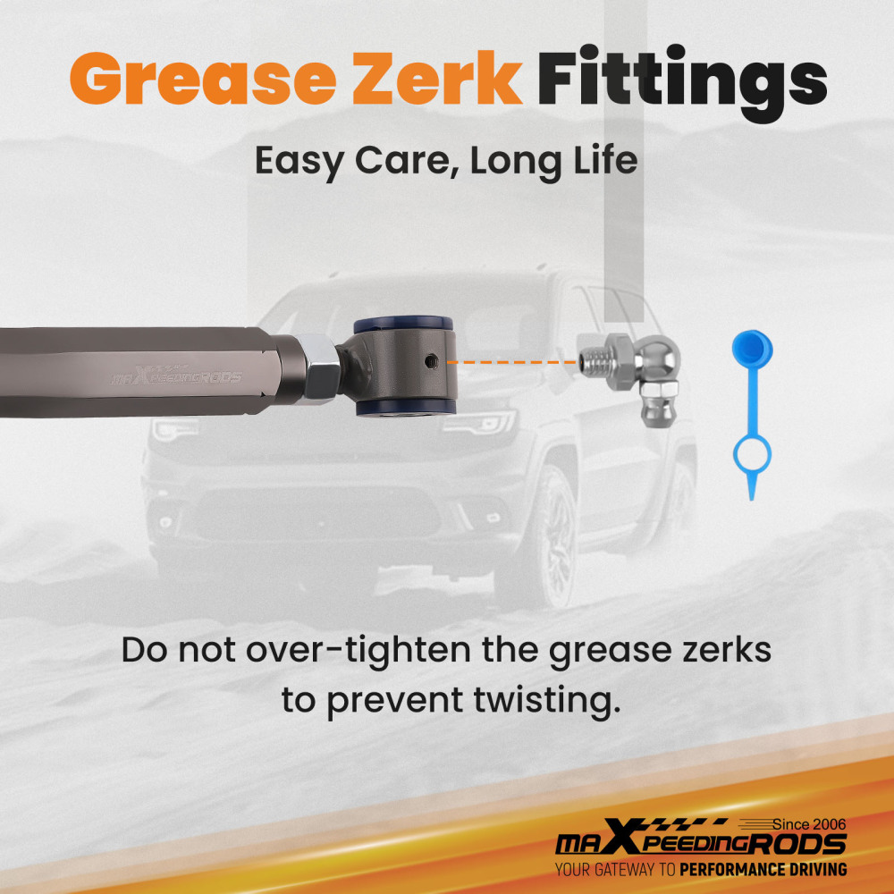 Rear Tension Adjustable Camber Control Arms Kit compatible for Dodge Charger 2006 - 2021