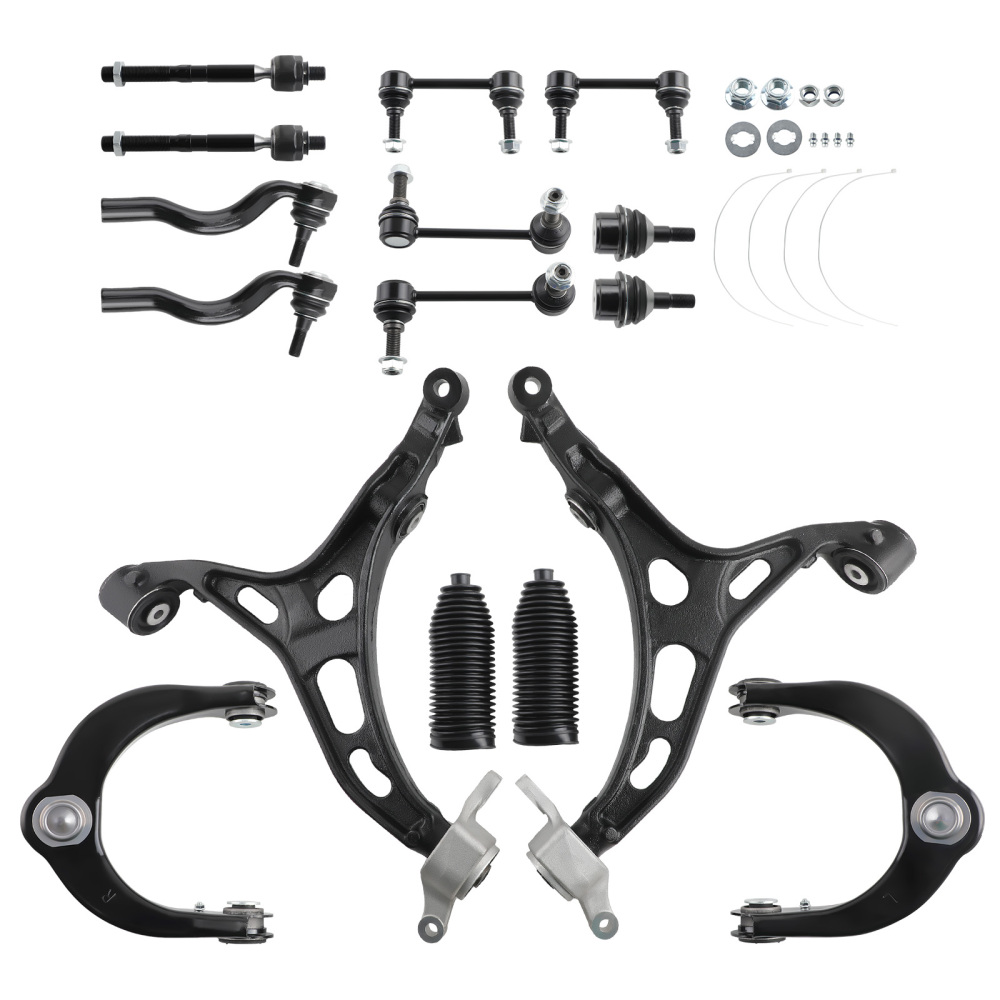 16pc Front Upper Lower Control Arms w/Ball Joint compatible for Jeep Grand Cherokee 2011-15