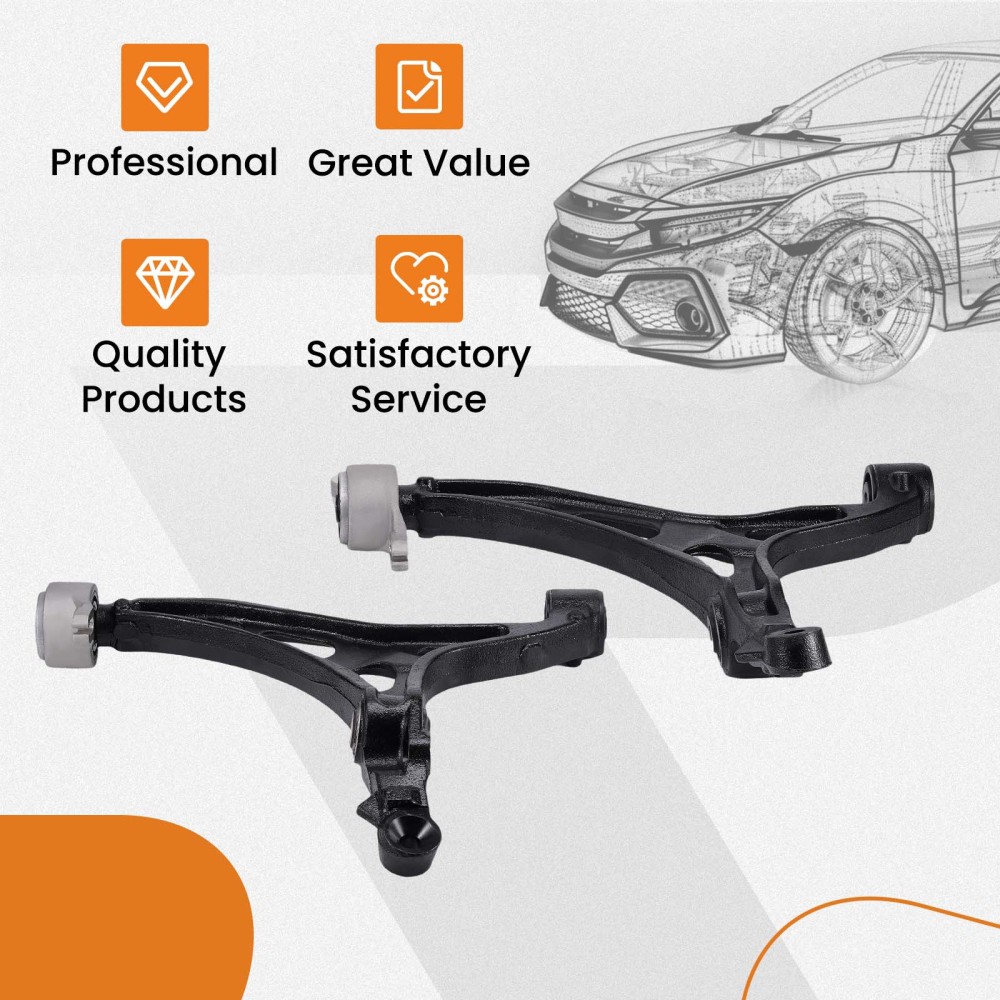 2x Front Lower Control Arm for 2011 2012-2015 compatible for Jeep Grand Cherokee compatible for Dodge Durango