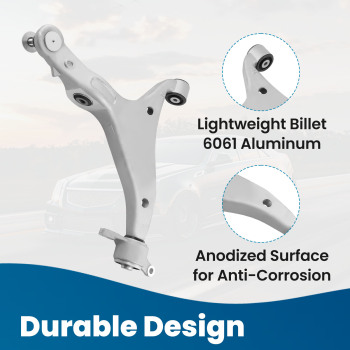Front Left Lower Control Arm LH for 2016-2021 compatible for Dodge Durango compatible for Jeep Grand Cherokee