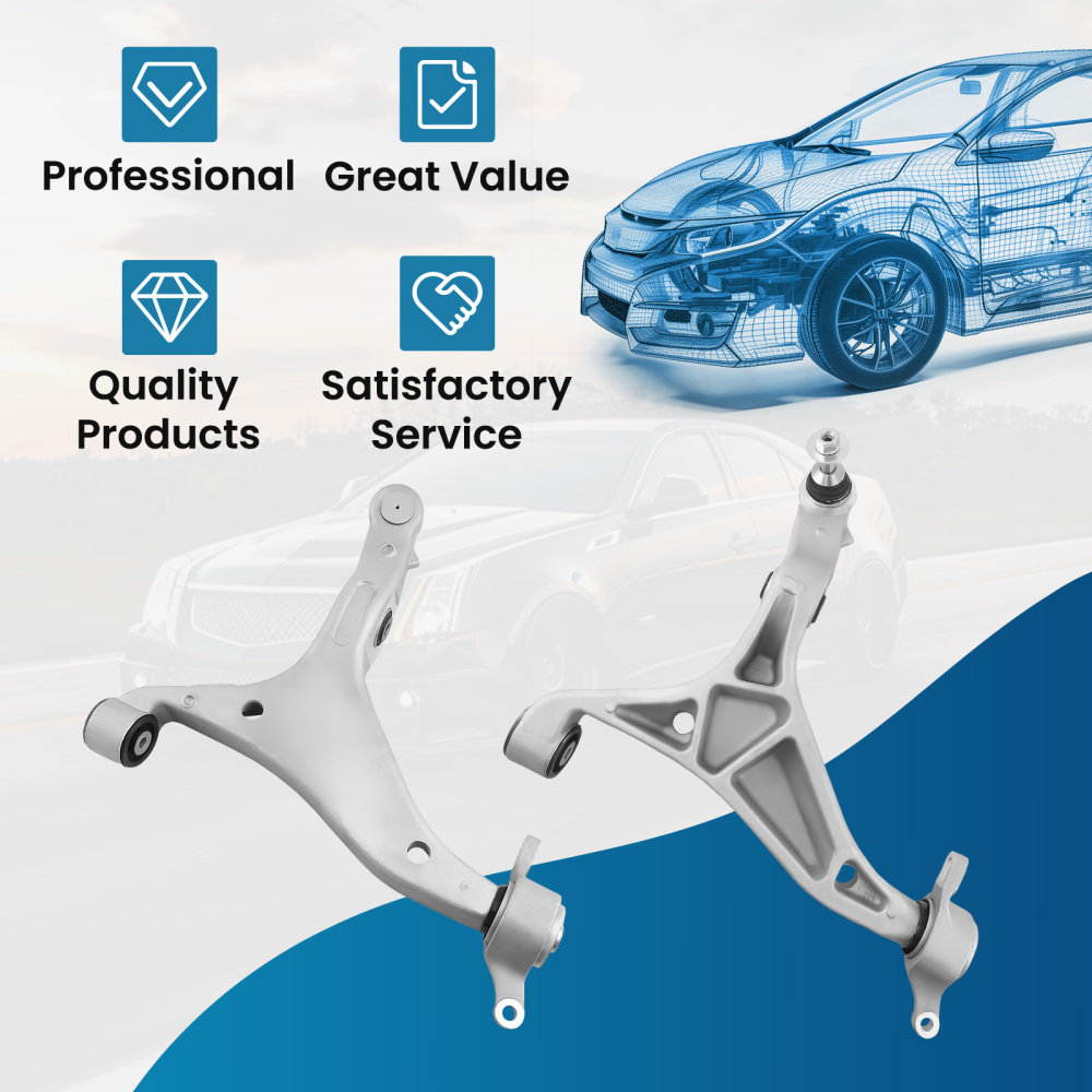 2x Front Lower Control Arms LH & RH For 2016-2021 2022 compatible for Dodge Durango 3.6L 5.7L