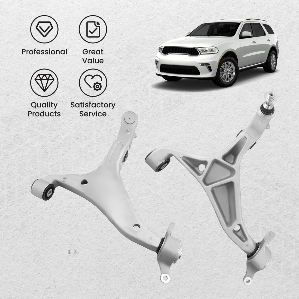2x Front Lower Control Arms LH & RH For 2016-2021 2022 compatible for Dodge Durango 3.6L 5.7L