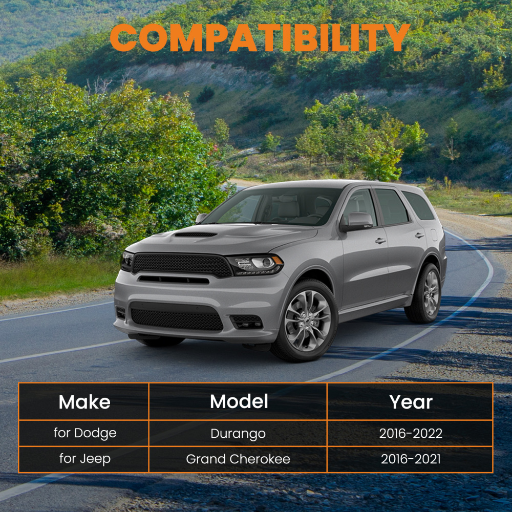 2x Front Lower Control Arms LH & RH For 2016-2021 2022 compatible for Dodge Durango 3.6L 5.7L