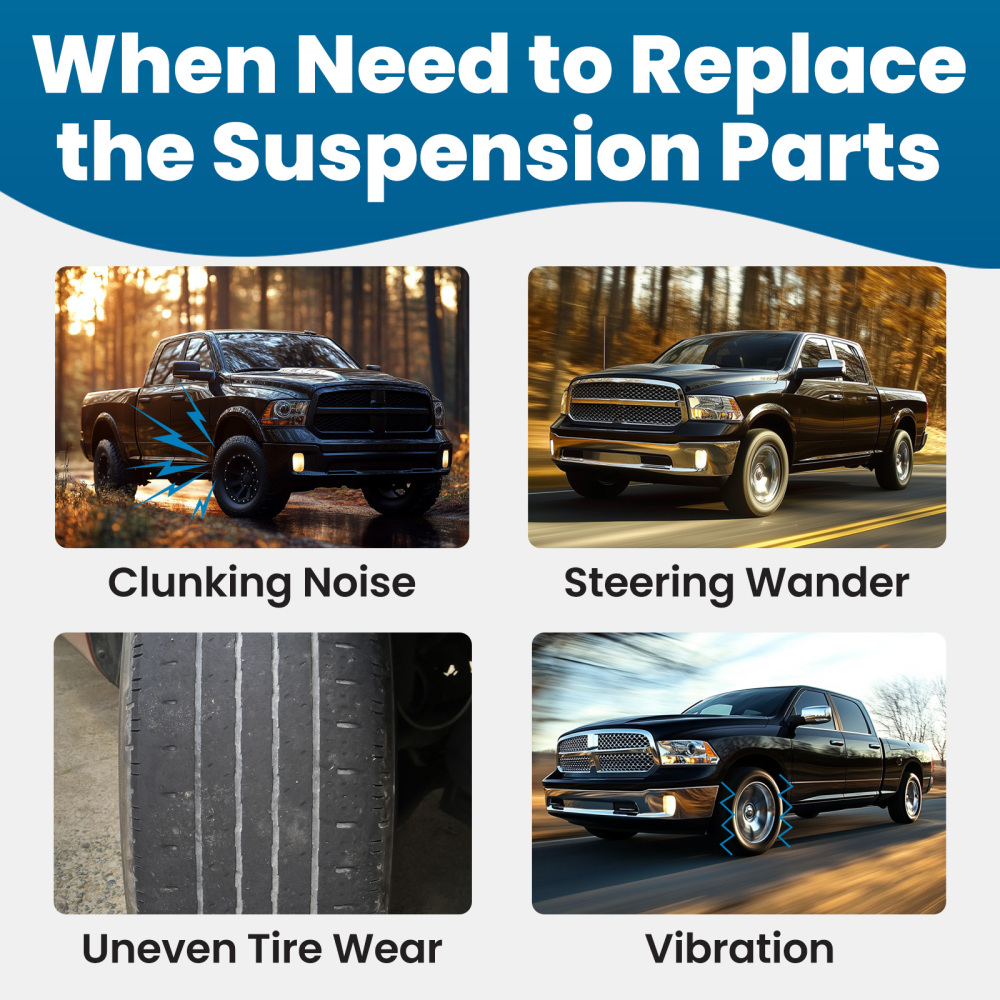 Front Upper Control Arm Kit compatible for Dodge Ram 1500 2WD 2009 2010 2011 2012 K620634