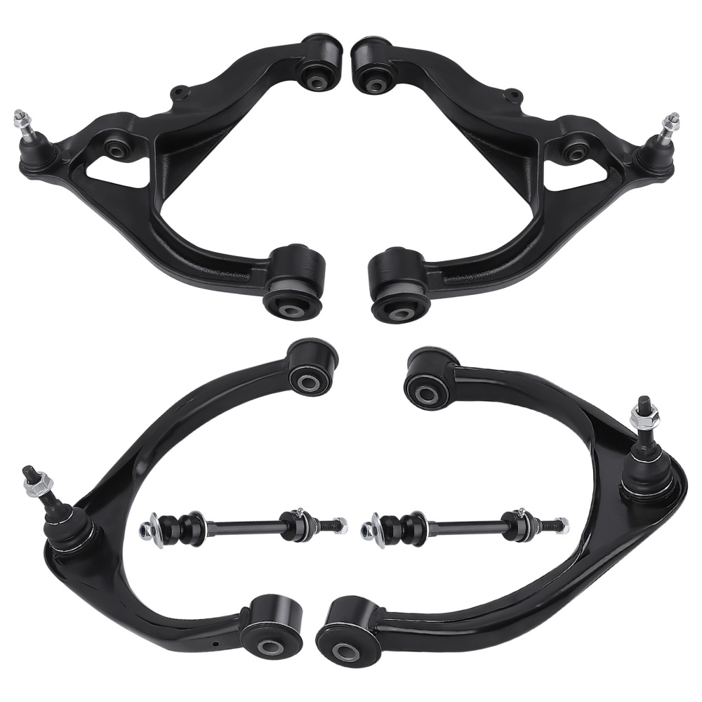 Front UpperLower Control Arms W/ball Joints Kit compatible for Ram 1500 2013 - 2018 4WD