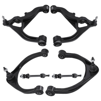 Front UpperLower Control Arms W/ball Joints Kit compatible for Ram 1500 2013 - 2018 4WD