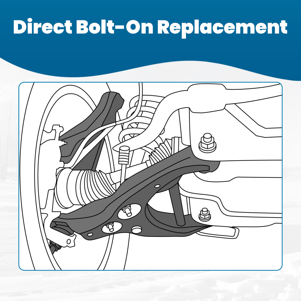 Front UpperLower Control Arms W/ball Joints Kit For Ram 1500 2013 - 2018 4WD