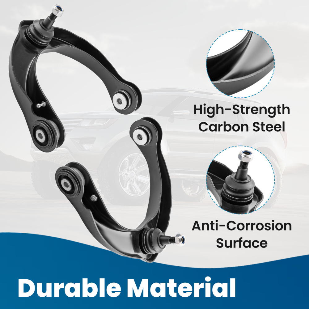Front Control Arms compatible for Dodge Durango compatible for Jeep Grand Cherokee 2011-2015 Upper + Lower