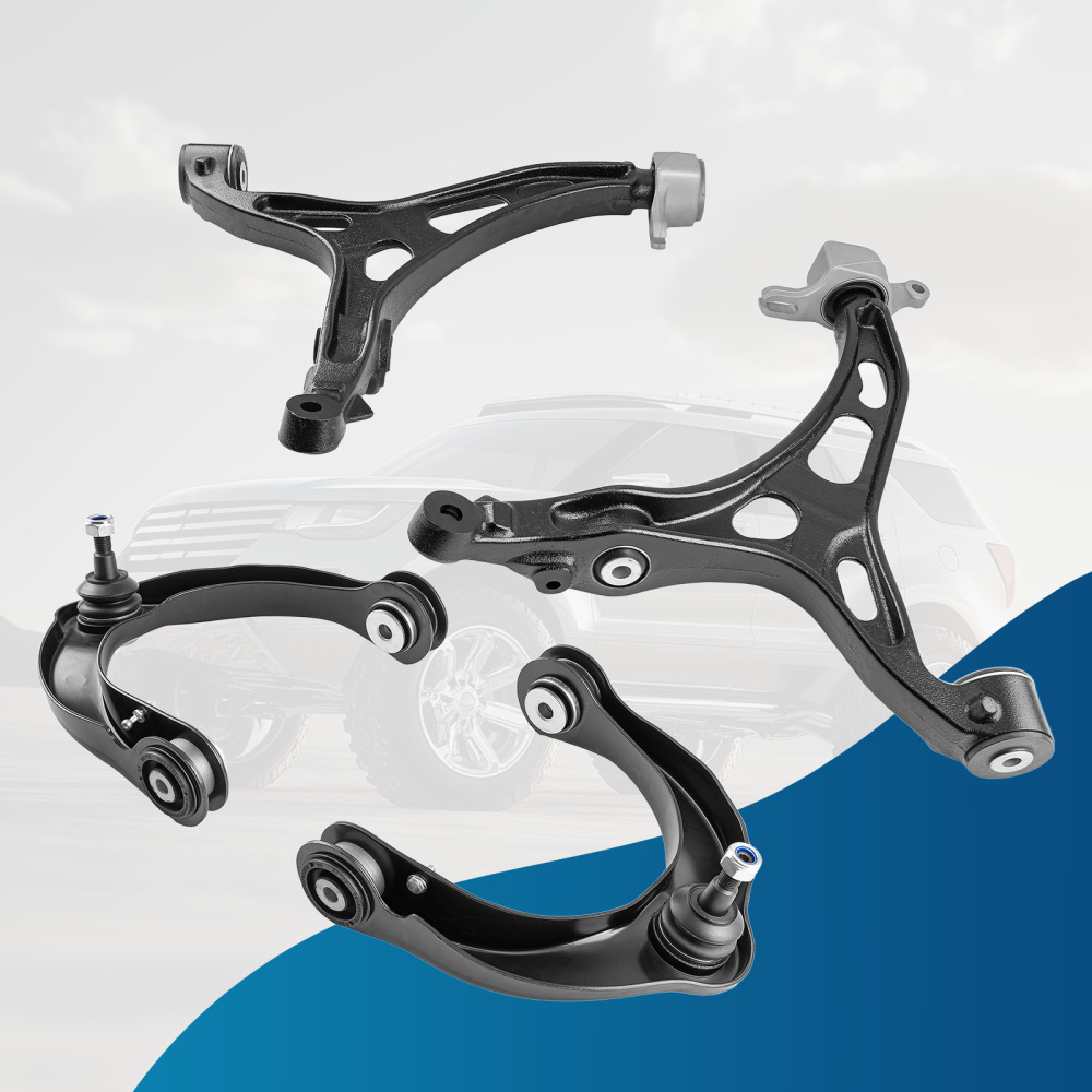 Front Control Arms compatible for Dodge Durango compatible for Jeep Grand Cherokee 2011-2015 Upper + Lower