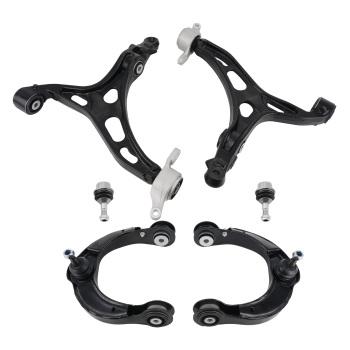 6pcs Front UpperLower Control Arm compatible for Jeep Grand Cherokee compatible for Dodge Durango 11-15