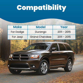 6pcs Front UpperLower Control Arm compatible for Jeep Grand Cherokee compatible for Dodge Durango 11-15