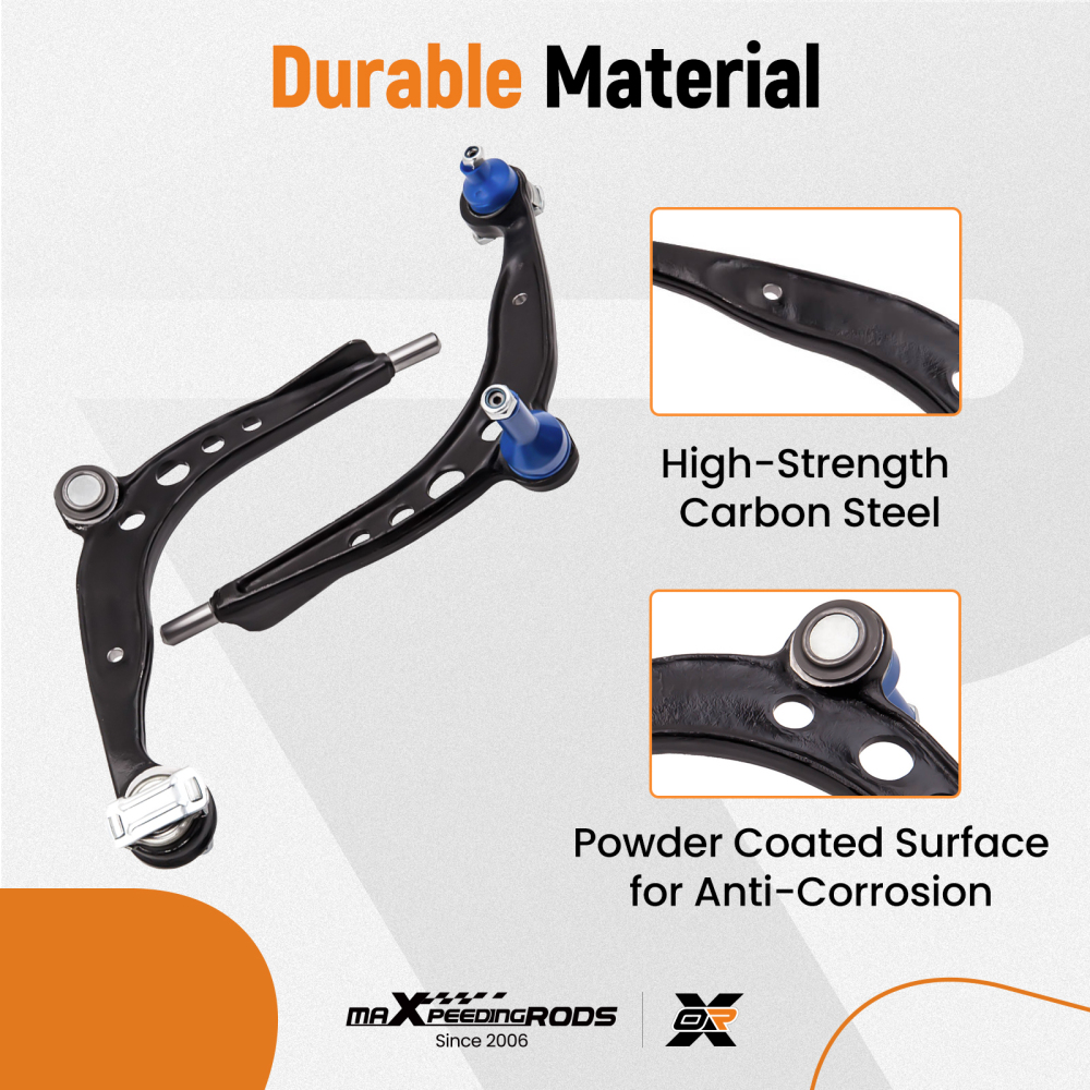 Front Suspension Wishbone Control Arms Kit compatible for BMW 3 SERIES Z3 E36 1990-2003