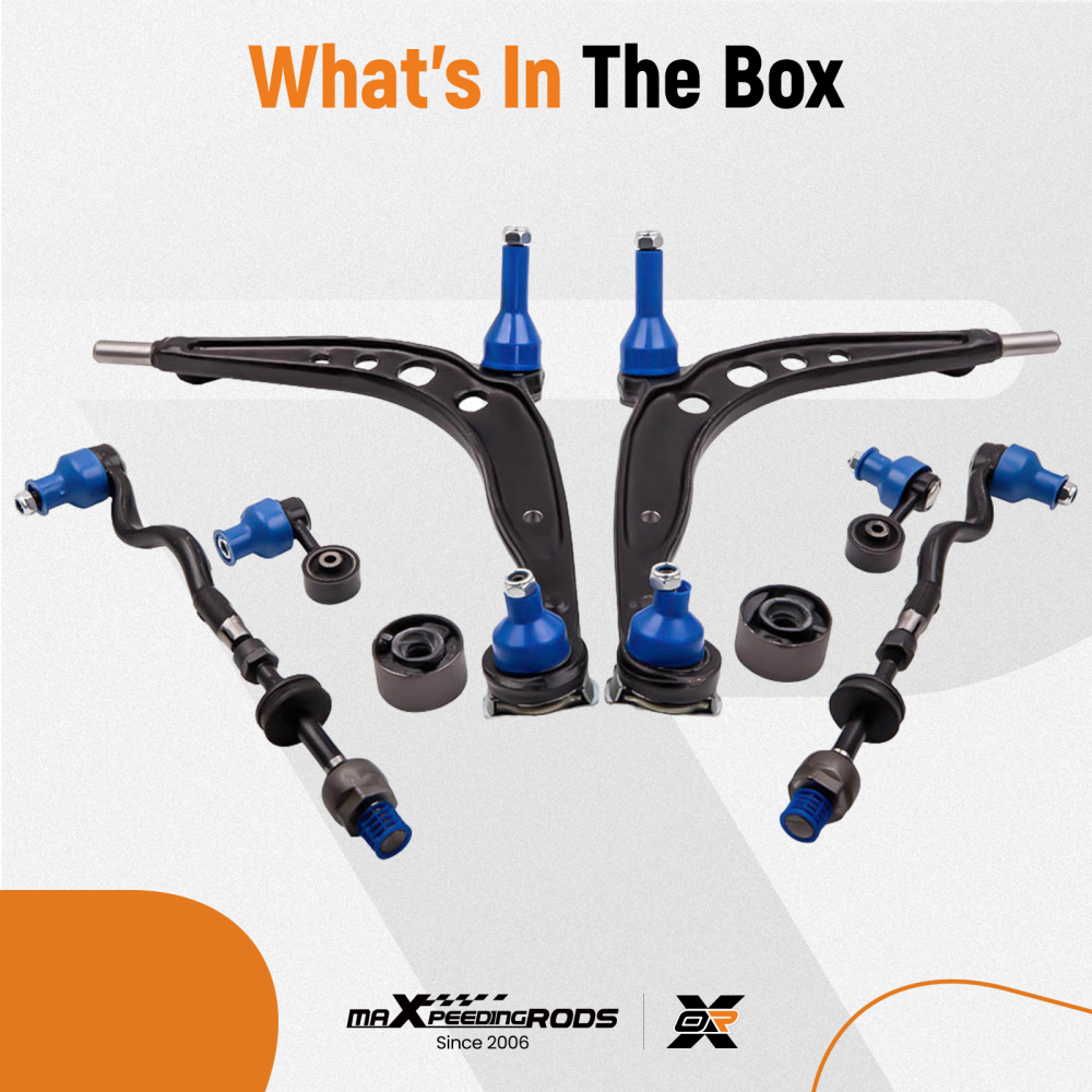 Front Suspension Wishbone Control Arms Kit compatible for BMW 3 SERIES Z3 E36 1990-2003