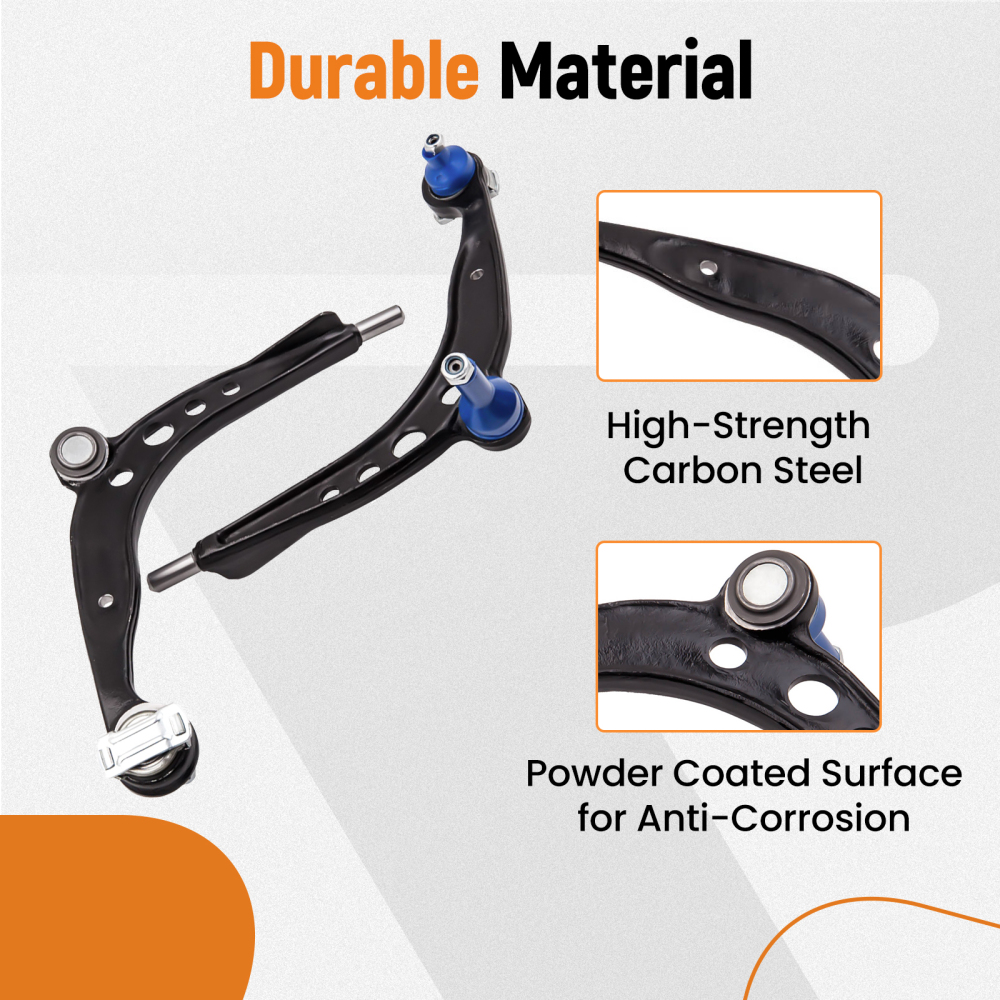 Front Suspension Wishbone Control Arms Kit compatible for BMW 3 SERIES Z3 E36 1990-2003