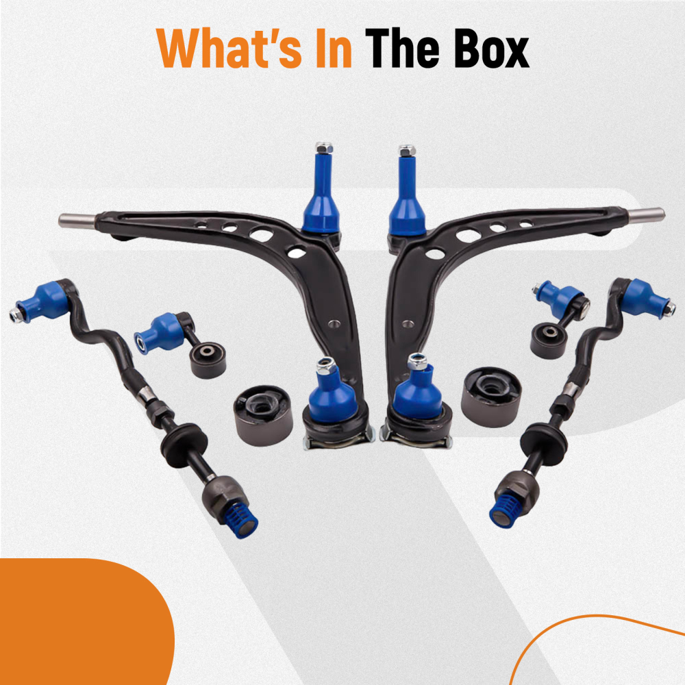 Front Suspension Wishbone Control Arms Kit compatible for BMW 3 SERIES Z3 E36 1990-2003