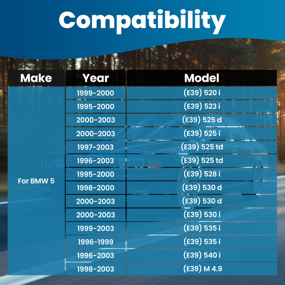 Compatibile per BMW Serie 5 E39 Sospensione Posteriore Braccio Oscillante Braccio oscillante