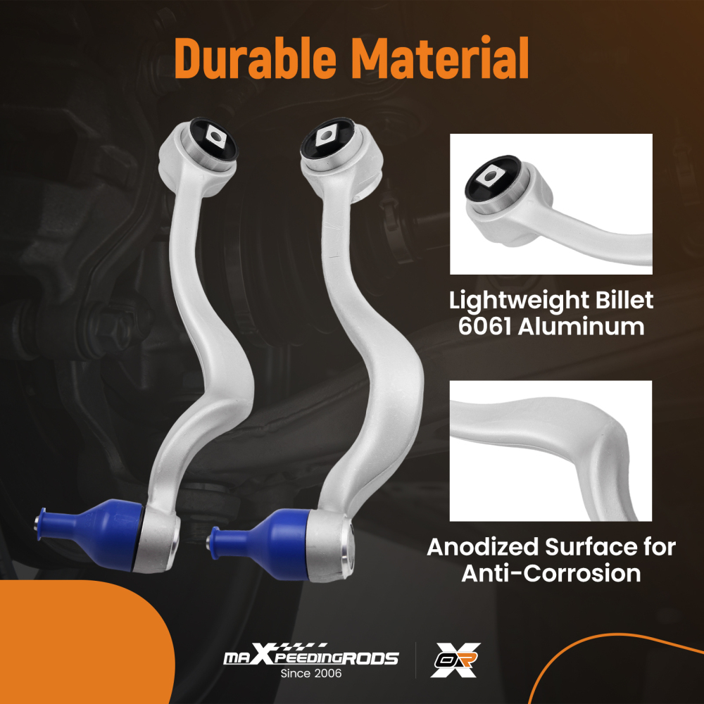 Compatible for BMW E39 Saloon Touring Front Axle 32111091768 31121092023 Control Arm Set suspension arms